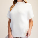 SPRINGTIME SWEETIE OFF WHITE OVERSIZED SWEATER