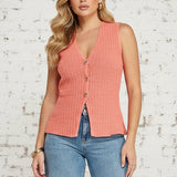 RADIANT JOY CORAL TEXTURED SWEATER