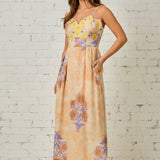 BUTTERFLY KISSES EMBROIDERED MIDI DRESS