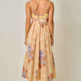 BUTTERFLY KISSES EMBROIDERED MIDI DRESS
