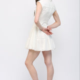 ROMANTIC BLISS WHITE EYELET DRESS