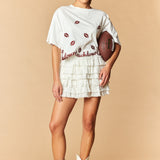 TAILGATE FAVORITE FOOTBALL CROPPED TEE