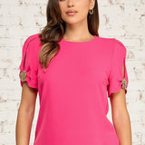 DEVINE DELIGHT GOLD DETAIL TOP
