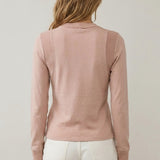 BASIC INSTINCTS RAW EDGE DETAIL TEE