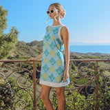 SHELL-KISSED MOMENTS MINI DRESS