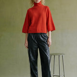 COFFEE SHOP CHARM TURTLENECK SWEATER
