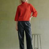 COFFEE SHOP CHARM TURTLENECK SWEATER