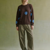SWEET SPOT CHOCOLATE SWEATER