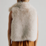 LONDON AFTERNOON FAUX FUR VEST