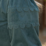 LOVE IN THE DETAILS CORDUROY BUBBLE TOP