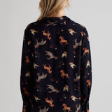 ONLINE EXCLUSIVE:  WINE COUNTRY LONG SLEEVE BLOUSE