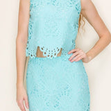 FOR THE LOVE OF LACE SLEEVELESS TOP