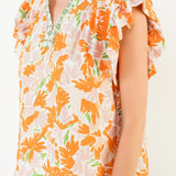 SWEET SUNSHINE FLORAL PRINT TOP