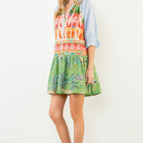 ONLINE EXCLUSIVE:  ISLAND SPIRIT MULTI PATTERN DRESS