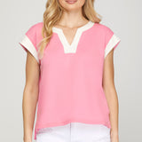 ONLINE EXCLUSIVE:  FUN IN THE SUN CANDY PINK TOP