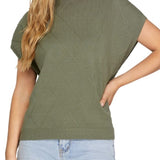 CASUAL CUES DROP SHOULDER SWEATER
