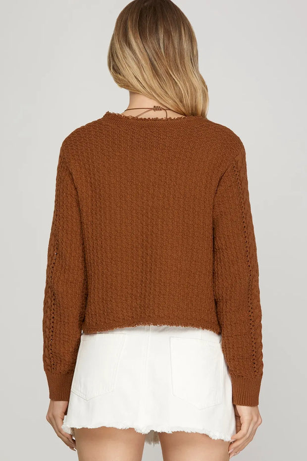 SOUTHERN CHARM LONG SLEEVE SWEATER