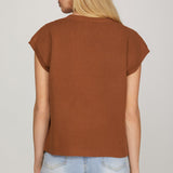 STROLL IN THE WOODS CINNAMON SWEATER TOP