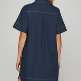 SMALL TOWN STROLL KELLY GREEN BUTTON DOWN DRESS