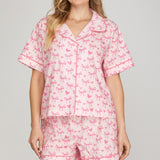 CUPIDS DREAM PINK PAJAMA SET