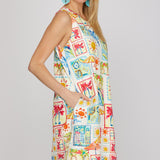 MEET ME IN SANTORINI MINI DRESS