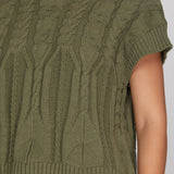 POLISHED COMFORT OLIVE SWEATER