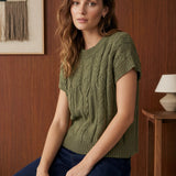 POLISHED COMFORT OLIVE SWEATER