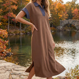DROP OFF LANE MIDI DRESS