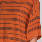 PUMPKIN SPICE STRIPE SWEATER