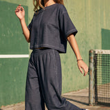 EASY CONFIDENCE BLUE DENIM SET