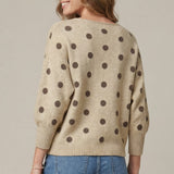 SPOTTED TO SOHO POLKA DOT SWEATER