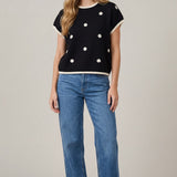 SPOT OF STYLE POLKA DOT SWEATER