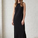 THAT'S MORE LIKE IT BLACK MIDI DRESS