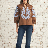 SIGNATURE STYLE BAROQUE DETAIL TOP