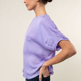 LOVE STORY DOLMAN SLEEVE BLOUSE - HOT PINK, LAVENDER, PINK