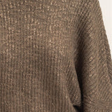 CEDAR CREEK OLIVE BOAT NECK SWEATER