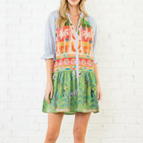 ONLINE EXCLUSIVE:  ISLAND SPIRIT MULTI PATTERN DRESS