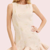 FEELING ROMANTIC PALE PINK MINI DRESS