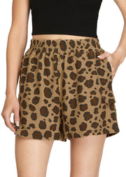 MIDNIGHT SUN LEOPARD PRINT SHORTS