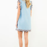 ONLINE EXCLUSIVE:  SUNNY VIEWS EMBROIDERY DETAIL DRESS