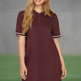 SOCIAL GATHERING QUILTED MINI DRESS