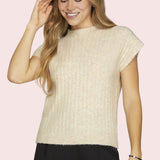 URBAN ESPRESSO KNIT SWEATER - ROSE OR OATMEAL