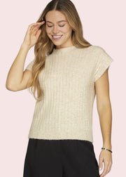 URBAN ESPRESSO KNIT SWEATER - ROSE OR OATMEAL