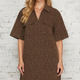 THAT SHOULD DO IT ANIMAL PRINT DRESS