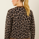 COZY MINDSET ANIMAL PRINT CARDIGAN