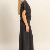 SET FOR COCKTAILS MOCK NECK PANT SET