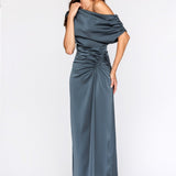 ONLINE EXCLUSIVE:  ALWAYS CELEBRATING TEAL GREEN MAXI DRESS