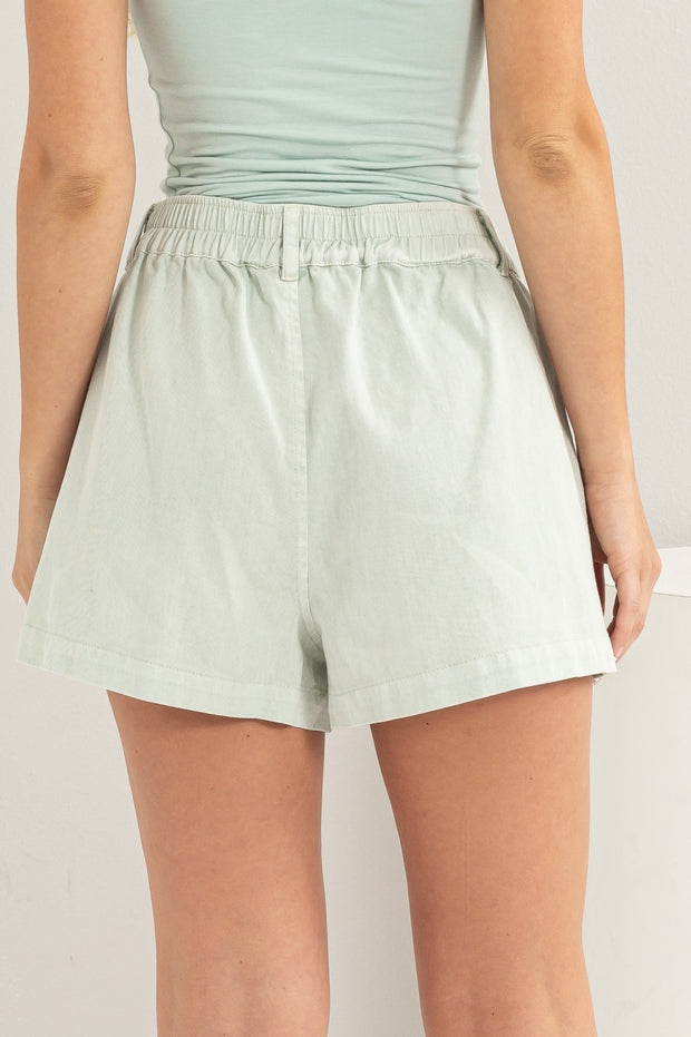 SEIZE THE DAY HIGH WAISTED SHORTS - PINK, CREAM OR MINT