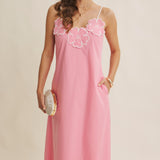 ONLINE EXCLUSIVE:  CHERRY BLOSSOM PINK MIDI DRESS