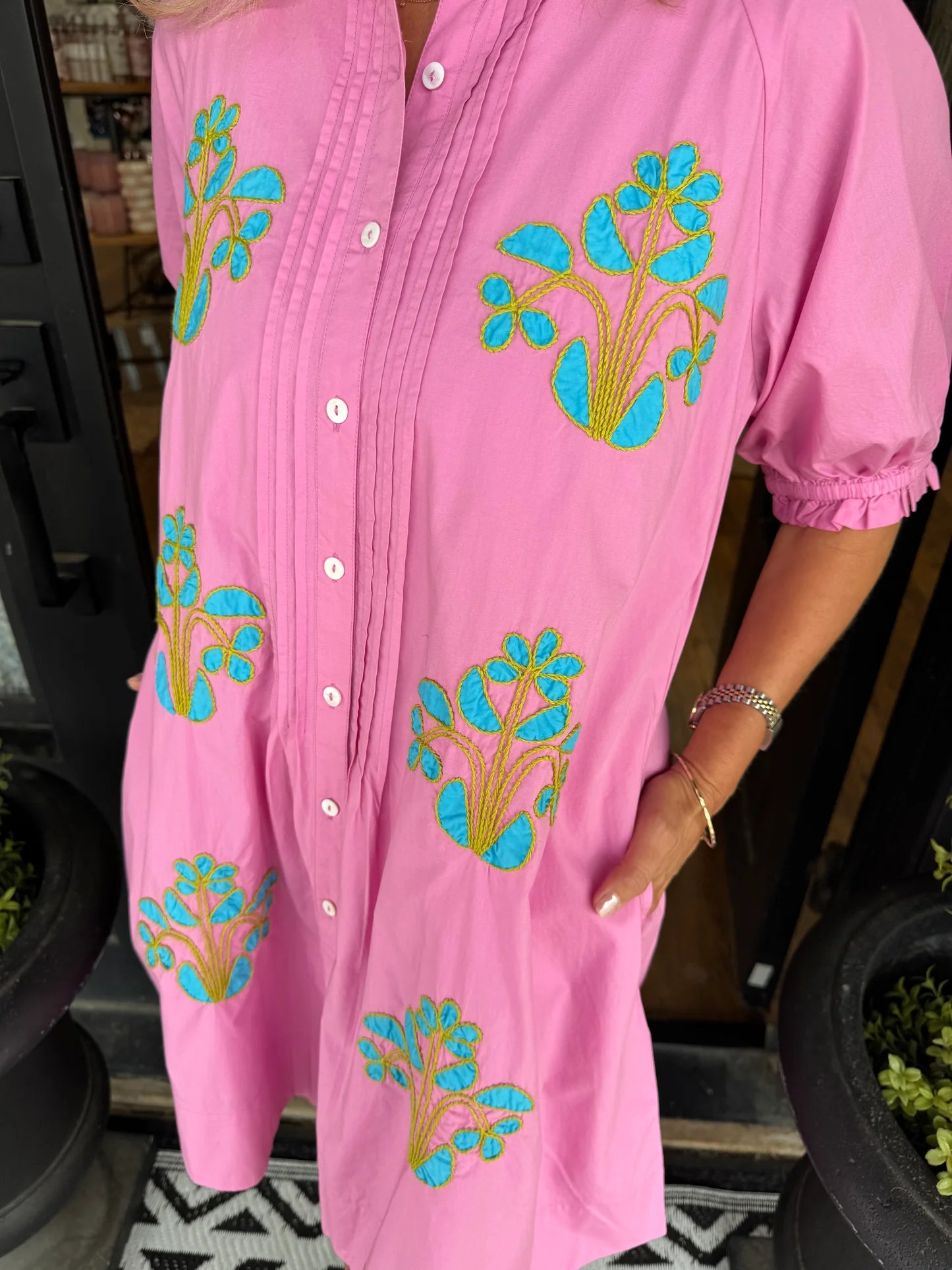 uncle frank embroidered dress Uncle Frank Portrail Neckline Velvet Black Dress Size M Embroidered Flowers